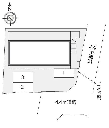 ★手数料０円★豊中市柴原町　月極駐車場（LP）